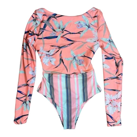 Maaji Reversible Long Sleeve Swimsuit NWOT - Picture 1 of 7